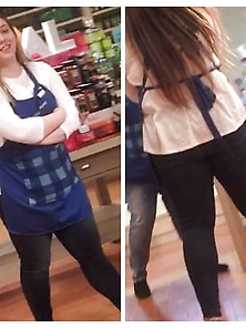 Thick Cute Blonde Cashier