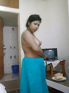Blue Saree Bhabi - Indian Desi Porn Set 22. 4