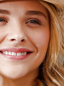 Chloe Moretz Stunning In White At Cannes Photocall