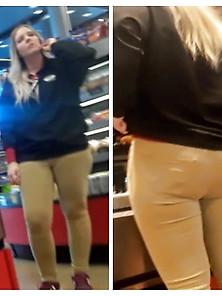 Thick Hot Blonde Qt Worker