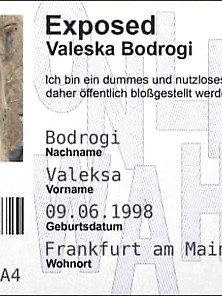 Exposing Valeska Bodrogi