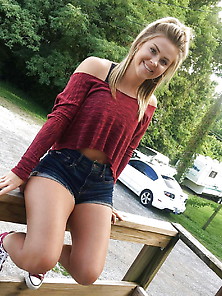 Hot Blond Non-Nude Teen Carmen What Would You Do To Her?