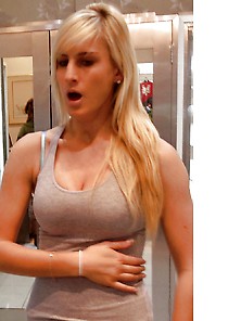 Sexy Mall Teenw Ith Amazing Tits!