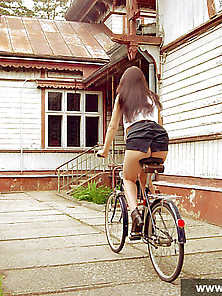 Bike Riding Without Panties