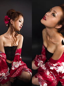 Sexy Kimono Girl