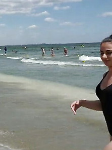 Spy Beach Sexy Girl Ass Romanian