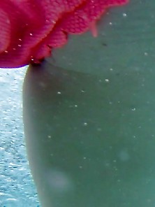 Nice Teen Close Up Bikini Underwater