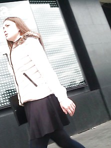 Spy Sexy Teens Girl Skirt,  Face And Nylon Romanian