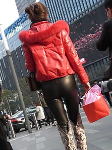 Asian Down Jacket Babes #1