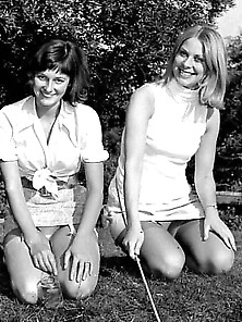 Vintage Ladies In White Panties 7-Pix Mix.