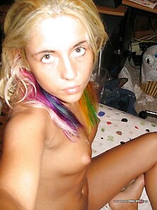 Babe Colorful Hairs Making