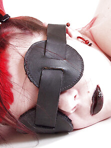 Bound Blindfolded Goth Chick At Your Mercy