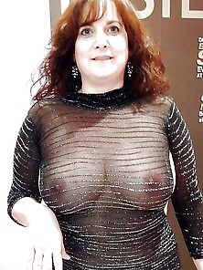 Busty Mature Milfs In See Through Tops