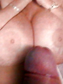 My Cock Between Big Tits With Huge Areolas 03