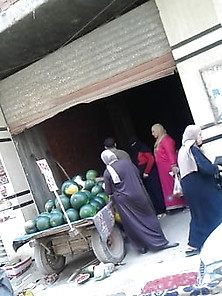 Arab Egyptian Hijab Mom Nice Big & Sexy Ass In Abaya 270