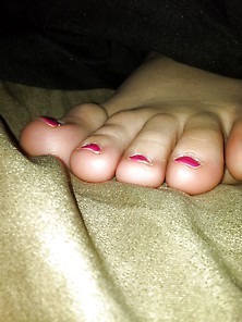 Wifey's Sexy Pink Panther Toes