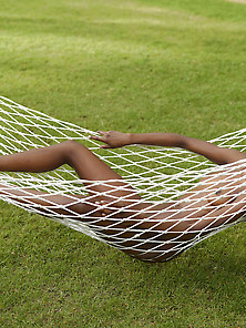 Valerie Is Back,  This Time Chillaxing On A Hammock.