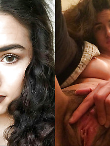 Beautiful Teen Slut Sarah Exposes Her Hairy Pussy