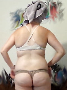 Michelle Changing Into Thong After Shower