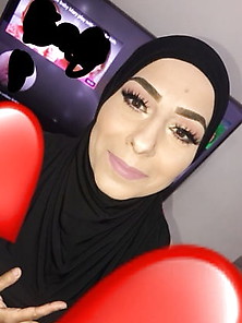 Hijab Cumface Face A Foutre