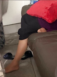 Turkish Hijab Arab Muslim Mom Wife Feet Foot Soles Ass