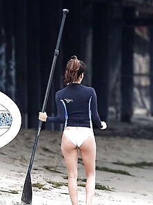 Eva Longoria Looking Super-Fucking-Hot In Bathing Suit Bottoms