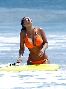 Kim Kardashian Flaunts Her Curves In A Bikini
