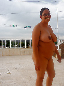 Latina Naked Outside
