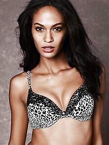 Joan Smalls In New Lingerie Modeling Pictures