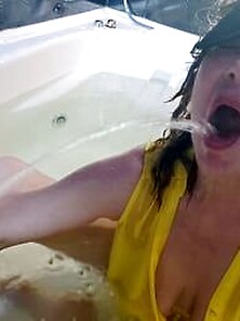 Pissed On Milf In Jacuzzi