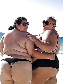 Bbw Matures And Grannies At The Beach 329