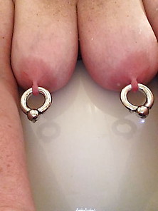 Large Gauge Nipple Piercings