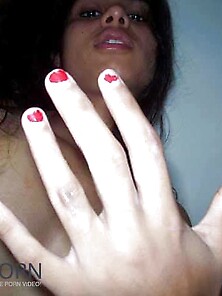 Indian Teenager Selfshot Finger-Tickling Herself