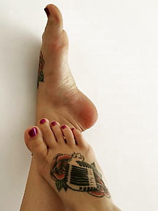 Sexy Ass Tattoo Toes And Soles Pt1