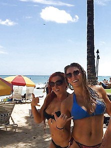 Wwe Divas Bikini Shooting On The Beach Hawaii