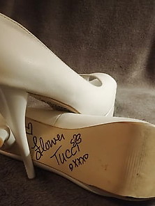 Flower's Autographed Heels I Bought From Her.