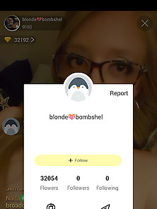 Blonde Bombshel From Gogo. Live App