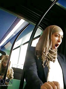 Demonstrating Hijab Muslim Arab
