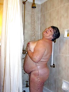 Bbw Grandma Libby From United Kingdom Shower