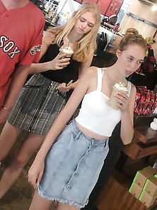 Sexy 18 Year Old Teens At The Mall