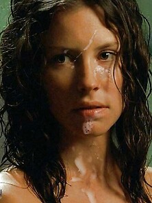 Evangeline Lilly Facial Cumshot