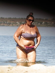 Wide Hips Fat Asses On The Beach