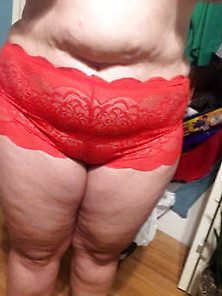Red Bra And Panties