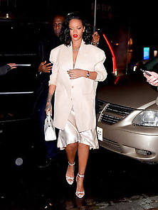 Rihanna Night Out In Nyc