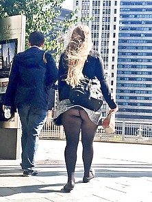 Pictures I Took Of Student Upskirt Walking In London