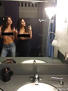 Emily Ratajkowski & Kim Kardashian Nude