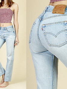 Milfs Or Ladies In Light Blue Levi's Jeans
