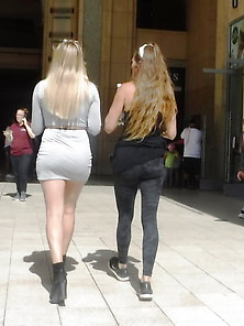 Popular Teen Girl Ass & Butt In Tight Skirt