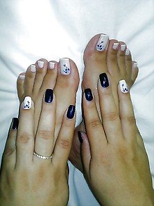 Fan Of Female's Painted Toes...