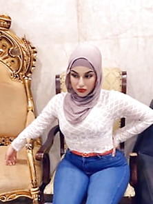 Busty Hijab Whore 5
